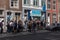 Motivated students in line to buy their books at the start of a new academic year in Maastricht