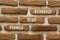 Motivation Change your behavior symbol. Concept words Change your behavior on red brown brick wall on beautiful red brown brick