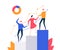 Motivation - colorful flat design style vector illustration