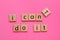 Motivation concept. Changing phrase from I Can\\\'t Do It into I Can Do It by removing wooden square with letter T