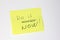 Motivational post-it