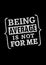 Motivational poster. Being Average is Not For Me. Home decor for good self-esteem