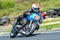 Moto Guzzi on a race track