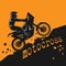 Motocross abstract background