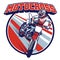 Motocross badge design
