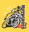motocross biker sports print vector art
