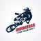Motocross Extreme Logo Design Template