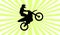 Motocross silhouette background