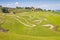 Motocross track in a italian hill Tuscany - Italy