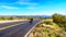 Motor bikes navigating the curves of the Bartlett Dam Road