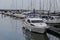 Motor Boats in the Malahide Marina Dublin Ireland