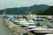 Motor boats in Vikedal, Norway