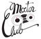 Motor club speed â€‹â€‹gauge sign and symbol design