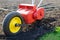 Motor cultivator for the spring plowing. The concept of gardening, gardening, farming, environmentally friendly food