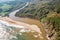 Motor paragliding over Black Sea shores