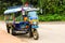 Motor tricycle car service in Laos