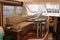 Motor yacht dining room