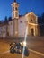 Motorbike and Church