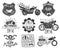 Motorbike Club Vintage Stamp Collection