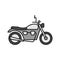 Motorbike color icon