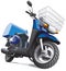 Motorbike for delivery goods