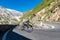 Motorbike on Passo Stelvio