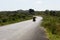 Motorbike on the road, Ethiopia