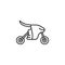 Motorbike transport icon. Element of future transport icon