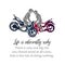 Motorbikers performing stunts- Biker inspirational quotes- Motivational proverbs for motorbiker