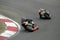 Motorbikes racing