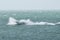 A motorboat sailing on the English Channel