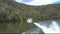 Motorboat trip in the lagoon in Rio Canimar