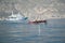 Motorboaters and yachts in port at Saint Jean Cap Ferrat, French Riviera, France