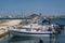 Motorboats in Laganas port