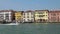 Motorboats passing The Fondamenta delle Zattere on the Giudecca Canal  Venice  Italy