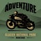 Motorcycle adventure poster