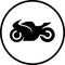 Motorcycle bike Vector