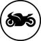 Motorcycle bike Vector