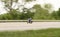 Motorcycle biker blur