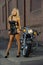 motorcycle biker girl