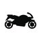Motorcycle black simple icon