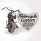 Motorcycle custom motor shop emblem. Vector
