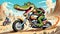 motorcycle dirt bike cycle alligator reptile smile desert track