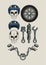motorcycle eight icons