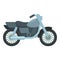 Motorcycle icon cartoon vector. Road bike