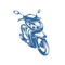 Motorcycle logo design template, scooter matic icon vector design - vehicle icons