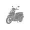 Motorcycle logo design template, scooter matic icon vector design - vehicle icons