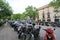 Motorcycle, motorcycling, vehicle, mode, of, transport, car, tree, street, motor, parking, road, tours, recreation, city, racing,