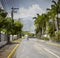 Motorcycle moving on the road, Jamaica