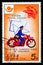 Motorcycle, Postal History - 100 years of World Postal Union U.P.U serie, circa 1978